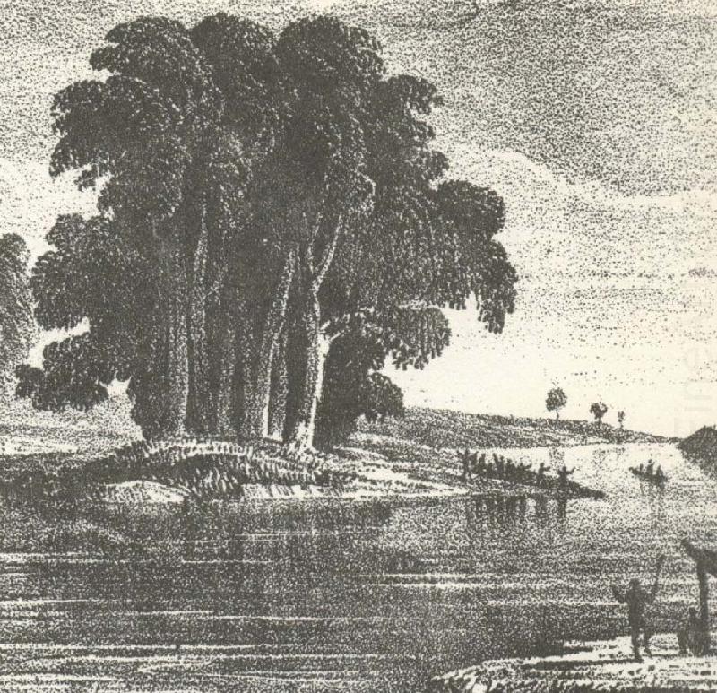 william r clark charles sturt den australiska utorskningens fader upptackte darlingfloden 1828 och foljde den nedstroms till dess sammanflode med murtay floden. china oil painting image